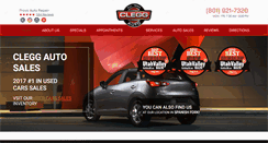 Desktop Screenshot of cleggautoprovo.com
